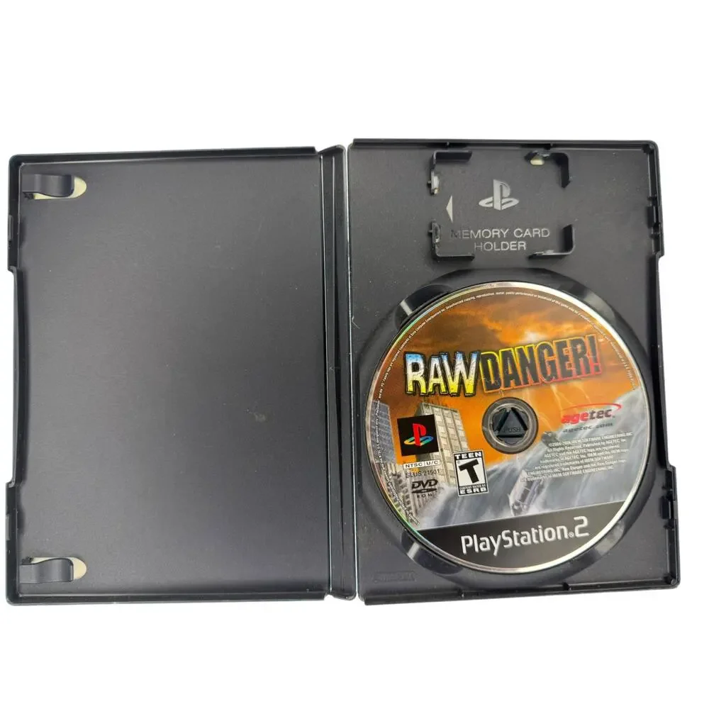 Raw Danger (Sony PlayStation 2 PS2, 2007) No Manual Tested Rare Game - Picture 3 of 5